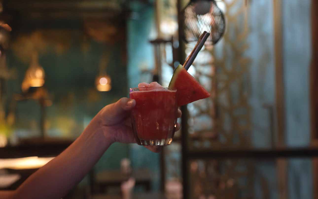 Healthy smoothie from Oasis Food fresh bar