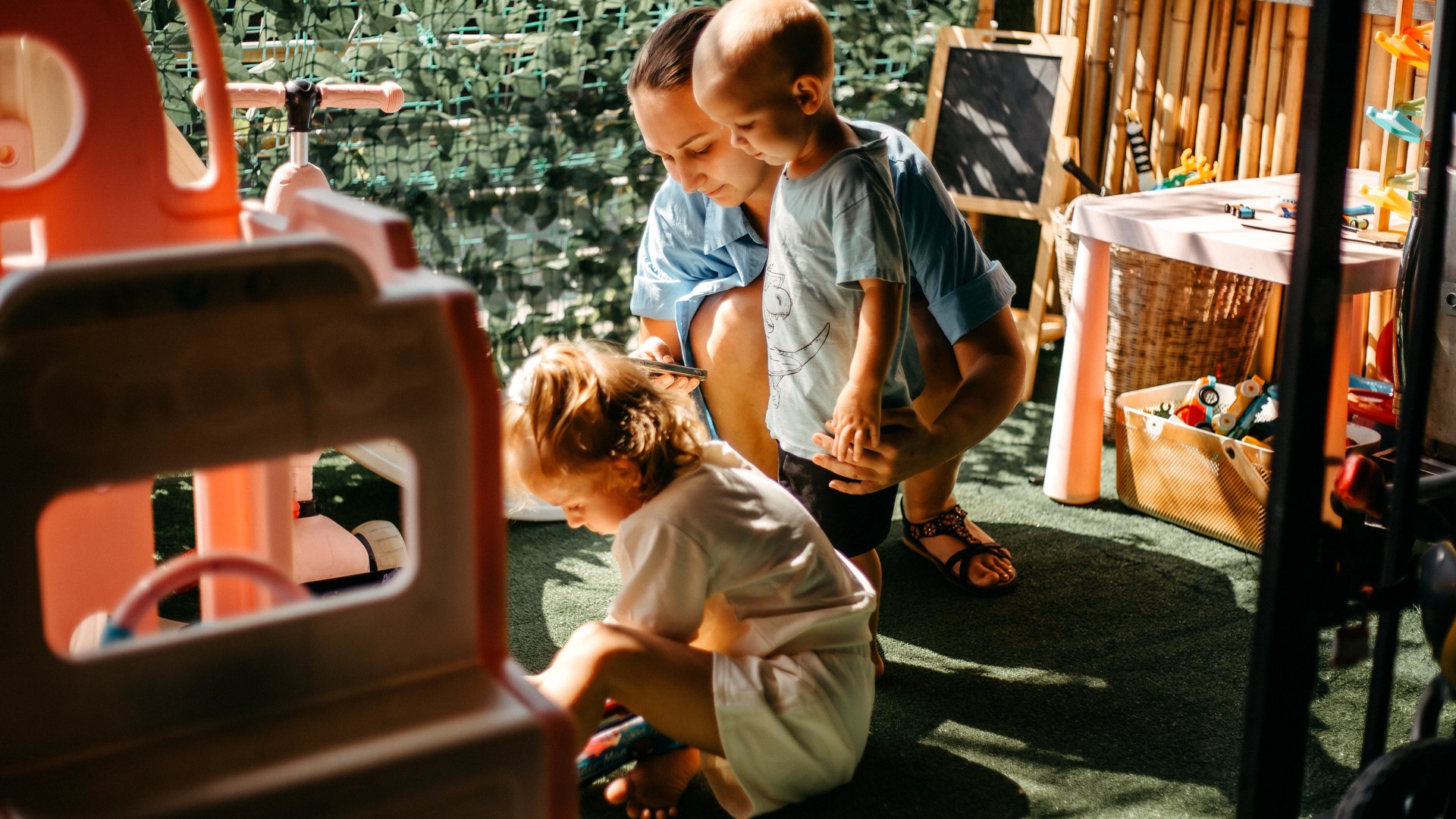Children's play area at Oasis Food family restaurant, Lamai Koh Samui