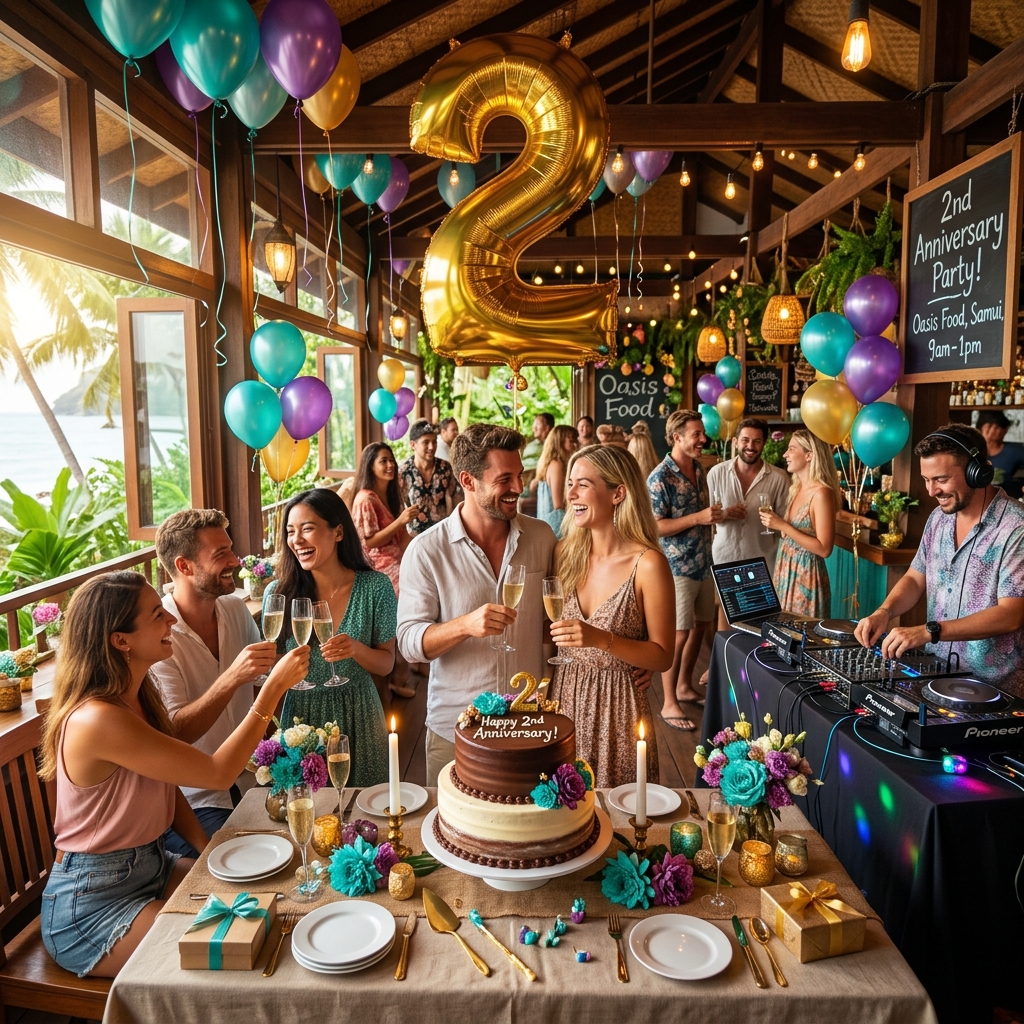 Oasis Food Turns 2 Years Old!